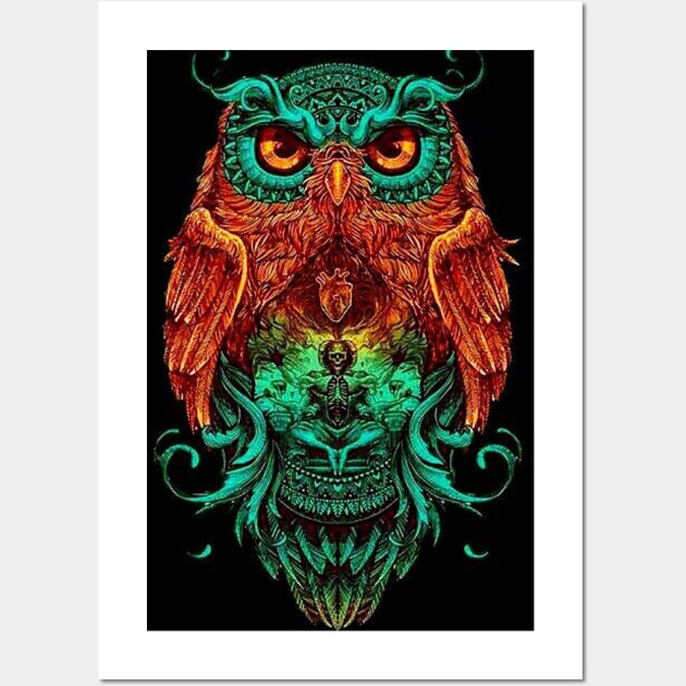 Owl 4 Wall Art by TheBossBabe